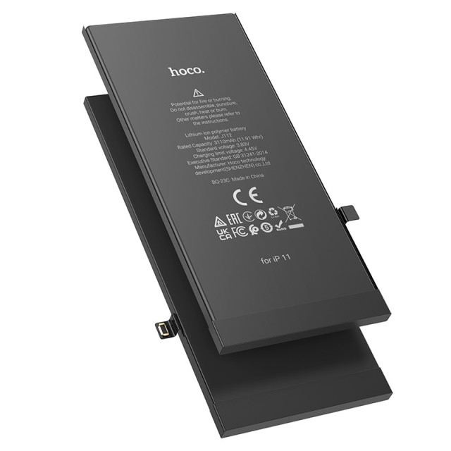 Μπαταρία Hoco J112 Zero Cycle Συμβατή με Apple iPhone 11 3110mAh Χωρίς Installation Warning