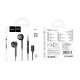 Hands Free Hoco M111 Primero Series Earphones Stereo Lightning Μαύρα 1,2μ