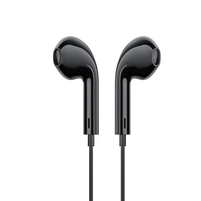 Hands Free Hoco M111 Primero Series Earphones Stereo Lightning Μαύρα 1,2μ