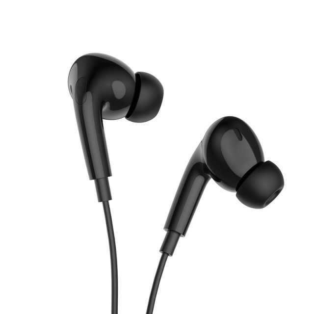 Hands Free Hoco M111 Pro Primero Series Earphones Stereo Lightning Μαύρα 1,2μ.