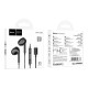 Hands Free Hoco M111 Max Primero Series Earphones Stereo Lightning Μαύρα 1,2μ