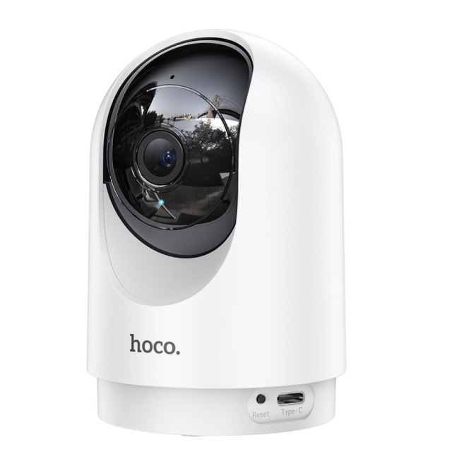 Hoco D1 Indoor PTZ HD Camera με Οριζόντια Γωνία Θέασης 355° Κάθετη Γωνία Θέασης και Υποδοχή Micro SD έως 128GB