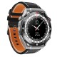 Smartwatch Ecowatch 1 1.52” 400mAh IP67 Μαύρο με Silicon PU Leather και Metal Band Smartwatch Ecowatch 1 1.52” 400mAh IP67 Μαύρο με Silicon PU Leather και Metal Band