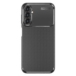 Θήκη Ancus AutoFocus Carbon Fiber για Samsung SM-A245F Α24 4G Μαύρη