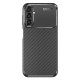 Θήκη Ancus AutoFocus Carbon Fiber για Samsung SM-A245F Α24 4G Μαύρη