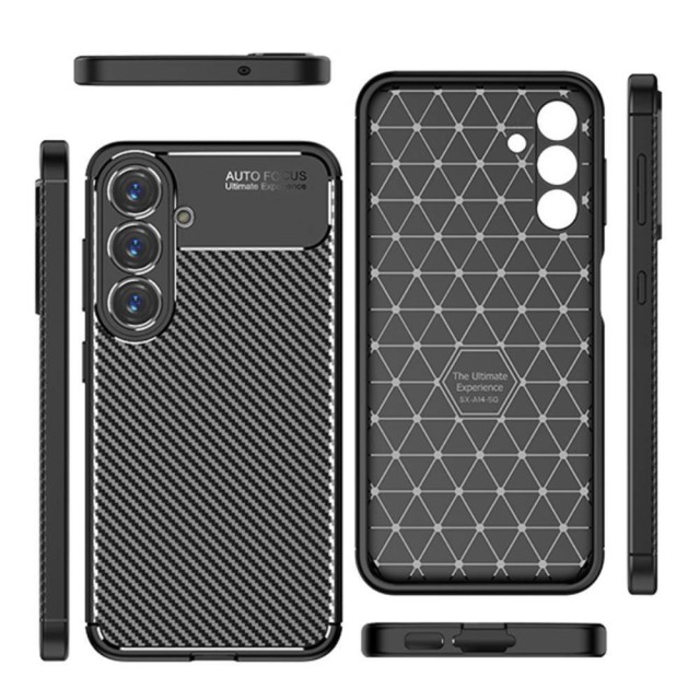 Θήκη Ancus AutoFocus Carbon Fiber για Samsung SM-S926B Galaxy S24+ 5G  Μαύρη