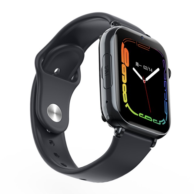 Smartwatch Maxcom FW59 4G GPS IP65 670mAh με 1.85” IPS 20mm Silicon Band και SOS Button Μαύρο με Δυνατότητα Κλήσεων