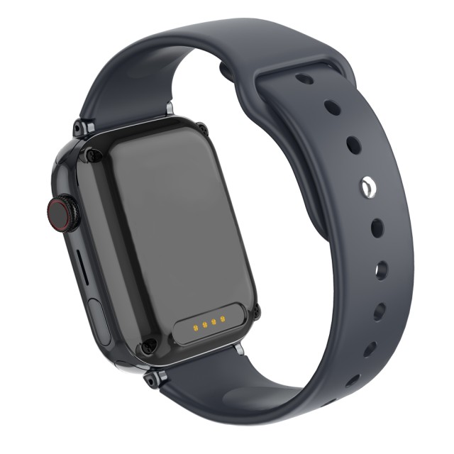 Smartwatch Maxcom FW59 4G GPS IP65 670mAh με 1.85” IPS 20mm Silicon Band και SOS Button Μαύρο με Δυνατότητα Κλήσεων