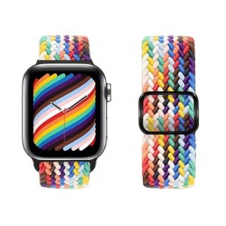 Watchband Noozy 42/44/45/49mm για Apple Watch 1/2/3/4/5/6/7/8/9/se/ultra 1/ultra 2 Μαύρο Nylon Woven Band