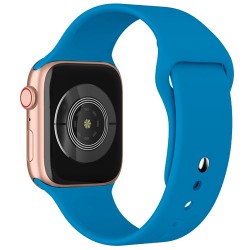 Watchband Noozy 42/44/45/49mm για Apple Watch 1/2/3/4/5/6/7/8/9/se/ultra 1/ultra 2 Μπλε Silicon Band