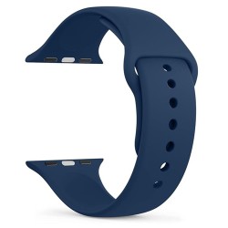 Watchband Noozy 38mm/40mm/41mm για Apple Watch 1/2/3/4/5/6/7/8/9/se/ultra 1/ultra 2 Σκούρο Μπλε Silicon Band