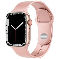 Watchband Noozy 38mm/40mm/41mm για Apple Watch 1/2/3/4/5/6/7/8/9/se/ultra 1/ultra 2 Ροζ Silicon Band