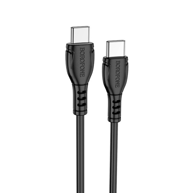 Καλώδιο σύνδεσης Borofone BX51 Triumph USB-C σε USB-C 60W 1μ Μαύρο