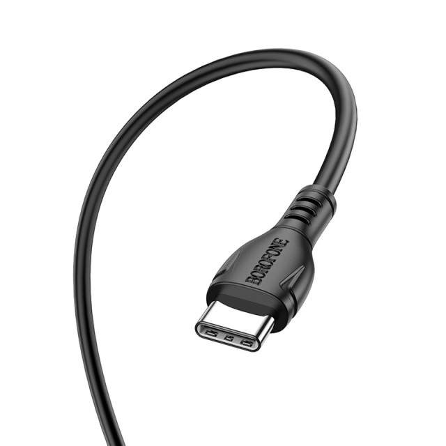 Καλώδιο σύνδεσης Borofone BX51 Triumph USB-C σε USB-C 60W 1μ Μαύρο