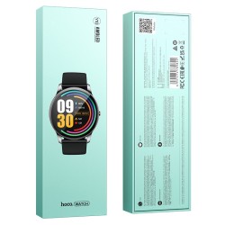 Smartwatch Hoco Y10 AMOLED Οθόνη 1.3" 3ATM 230mAh V5.0 Silicon Band Γκρι