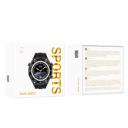 Smartwatch Hoco Y16 IP67 IPS Οθόνη 1.39" 260mAh V5.1 με Δυνατότητα Κλήσεων Μαύρο