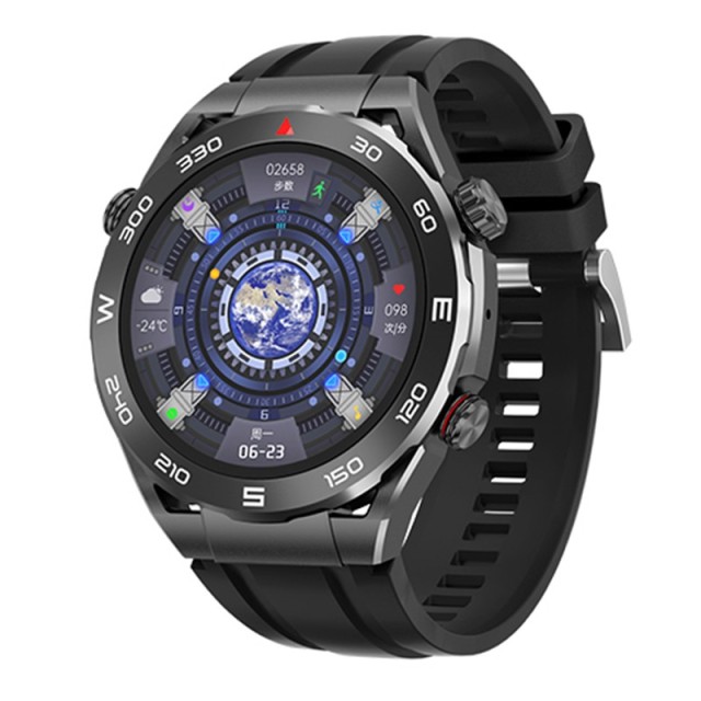 Smartwatch Hoco Y16 IP67 IPS Οθόνη 1.39" 260mAh V5.1 με Δυνατότητα Κλήσεων Μαύρο