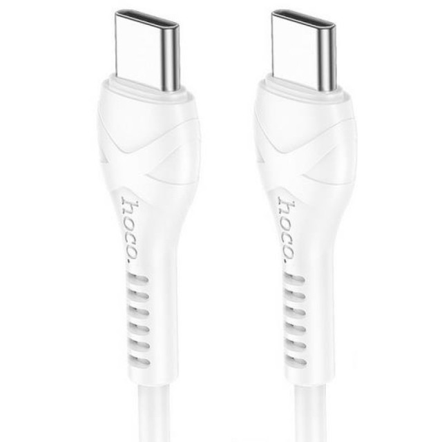 Καλώδιο σύνδεσης Hoco X37 Cool Power USB-C σε USB-C Fast Charging 60W 3A Λευκό 1m