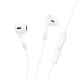 Hands Free Hoco M109 Pure Joy Earphones Hi-Fi Stereo 3.5mm Λευκό 1.2m