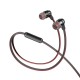 Hands Free Hoco M85 Platinum Sound Universal Earphones Stereo 3.5mm Deep Bass Μαύρο 1.2m