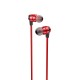 Hands Free Hoco M85 Platinum Sound Earphones Stereo 3.5mm Deep Bass Κόκκινο 1.2m