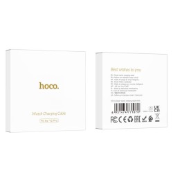 Φορτιστής Hoco για Y2 Pro Smart watch 2 pin 5V/0.12A Μαύρο Απόσταση Μαγνητών: 1,4cm Απόσταση Επαφών: 0,8cm