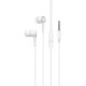 Hands Free Hoco M104 Gamble Universal Earphones Hi-Fi Stereo 3.5mm Λευκό 1.2m