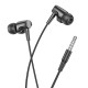 Hands Free Hoco M112 Story Universal Earphones Hi-Fi Stereo 3.5mm Μαύρο 1.2m