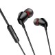 Hands Free Hoco M107 Discoverer Universal Earphones 3.5mm Μαύρο 1.2m