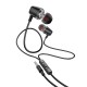 Hands Free Hoco M107 Discoverer Universal Earphones 3.5mm Μαύρο 1.2m