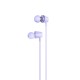 Hands Free Hoco M107 Discoverer Universal Earphones 3.5mm Μωβ 1.2m