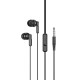 Hands Free Hoco M121 Bright Universal Earphones Hi-Fi Stereo 3.5mm Μαύρο 1.2m