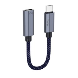 Αντάπτορας  Hoco UA29A USB-C σε Lightning 3.0A 15cm Braided Μπλε