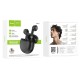 Wireless Hands Free Hoco EW61 June V5.3 320mAh Συμβατό με Master/Slave Εναλλαγή και 7 Ώρες Ομιλίας Μαύρα