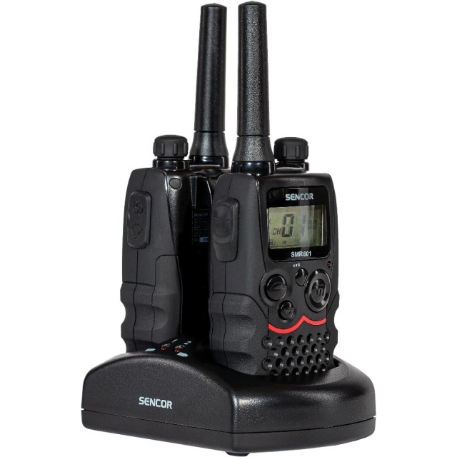 Walkie Talkie Sencor SMR 601 TWIN με 16 Κανάλια και Εμβέλεια έως 8 km