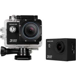 Action Camera Sencor 3CAM 2002 1920x1080 30Fps 900 mAh 2" TFT Οθόνη και Αδιάβροχη Θήκη