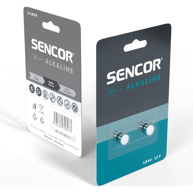 Buttoncell Sencor SBA LR44 2 τεμ.