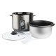 Ατμομάγειρας Ρυζιού Rice Cooker 1,8lt Stainless Steel Sencor SRM 1800SS Ασημί