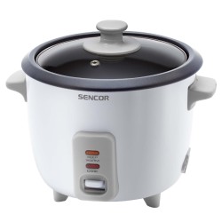 Ατμομάγειρας Ρυζιού Rice Cooker 600ml Sencor SRM 0600WH Λευκό