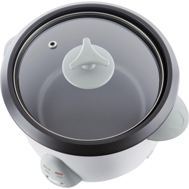 Ατμομάγειρας Ρυζιού Rice Cooker 1,5lt Stainless Steel Sencor SRM 1500WH Λευκό