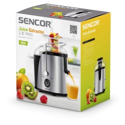 Αποχυμωτής Αργής Σύνθλιψης Sencor SJE 741SS 400W με Φίλτρο Τιτανίου και Αυτόματο Διαχωρισμό Πολτού