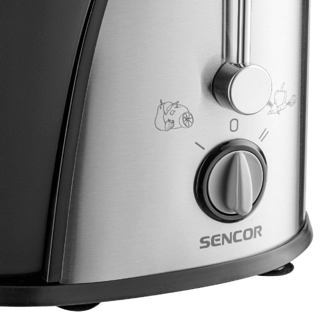Αποχυμωτής Αργής Σύνθλιψης Sencor SJE 741SS 400W με Φίλτρο Τιτανίου και Αυτόματο Διαχωρισμό Πολτού