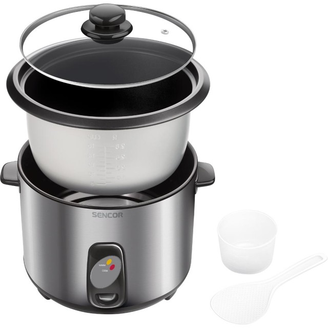 Ατμομάγειρας Ρυζιού Rice Cooker 2,8lt Stainless Steel Sencor SRM 2800SS Ασημί Ατμομάγειρας Ρυζιού Rice Cooker 2,8lt Stainless Steel Sencor SRM 2800SS Ασημί