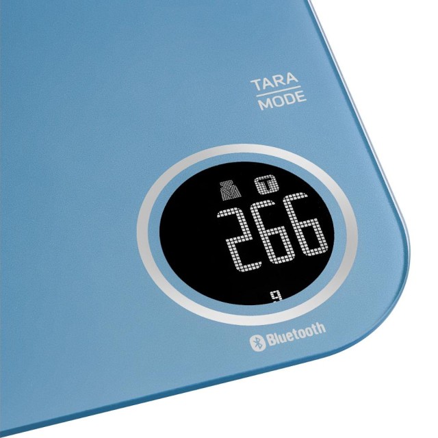 Ζυγαριά Κουζίνας 5kg Sencor SKS 7072BL LCD Οθόνη με Bluetooth και Εφαρμογή Κινητού Μπλε