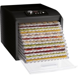 Αφυγραντήρας Τροφίμων Sencor SFD 6600BK με 12 Δίσκους και 5 Αυτόματα Προγράμματα