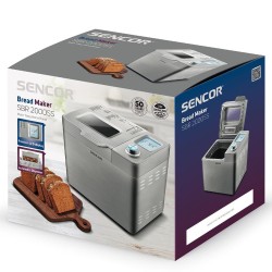 Αρτοπαρασκευαστής Sencor SBR 2000SS Inox 900g με Αυτόματη Προσθήκη Υλικών & 23 Προγράμματα Αρτοπαρασκευαστής Sencor SBR 2000SS Inox 900g με Αυτόματη Προσθήκη Υλικών & 23 Προγράμματα