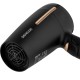 Σεσουάρ Μαλλιών Ταξιδίου Sencor SHD 0045BK 1600W Αναδιπλούμενο με 2 Επιλογές Θερμοκαρασίας και Ταχύτητας Αέρα Μαύρο