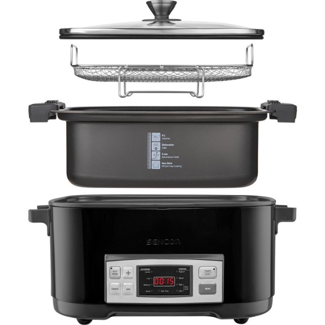 Ηλεκτρική Γάστρα με Χωρητικότητα 6lt 1350W Sencor SPR 5508BK Μαύρη Ηλεκτρική Γάστρα με Χωρητικότητα 6lt 1350W Sencor SPR 5508BK Μαύρη