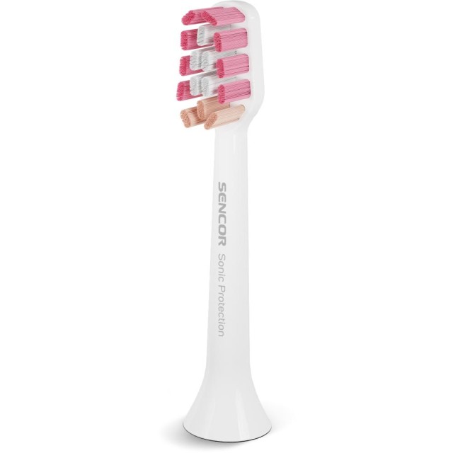 Sencor SOX 016 Ανταλλακτικές Κεφαλές 3D Shaped Ιδανικές για Βαθύ Καθαρισμό και Λεύκανση Συμβατές με Οδοντόβουρτσες Sencor SOC της Σειράς 1,2 και 3