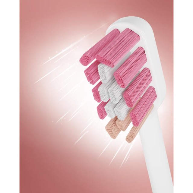 Sencor SOX 016 Ανταλλακτικές Κεφαλές 3D Shaped Ιδανικές για Βαθύ Καθαρισμό και Λεύκανση Συμβατές με Οδοντόβουρτσες Sencor SOC της Σειράς 1,2 και 3